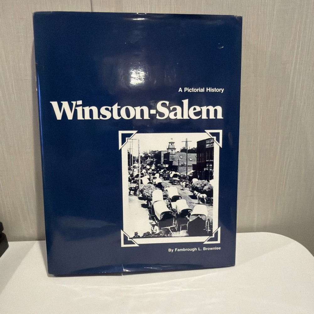 Winston-Salem: A Pictorial History Hardcover Book Fambrough L. Brownlee 1978